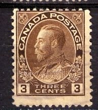 Canada; 1918: Sc. # 108:  Used Single Stamp