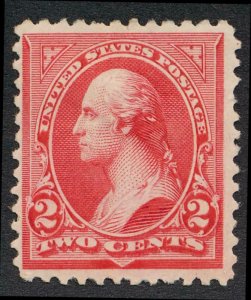 UNITED STATES (US) 252 MINT FINE HINGED TYPE III THINNER LINES