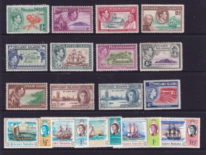 Pitcairn Is a small mint lot KGVI & early QE2