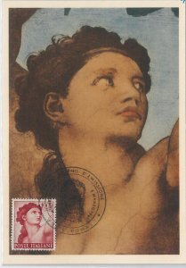 56874 - ITALY - POSTAL HISTORY - MAXIMUM CARD - 1961 MICHELANGELO 1000 L. - ART-