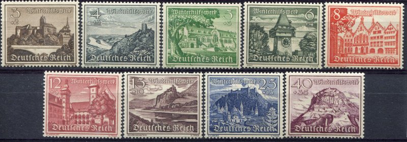 Deutsches Reich  Sc.# B160-8 MNH