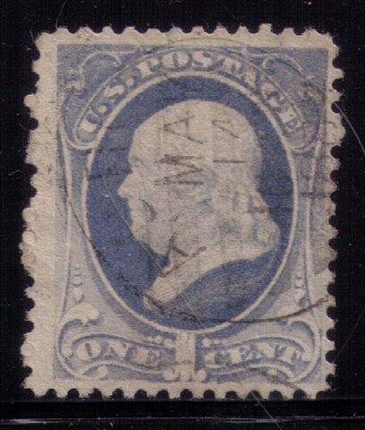 US SCOTT #206 USED ULTRA  F-VF