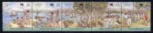 Christmas Island 1988 Australia Bi-cent strip of 5 (arriv...