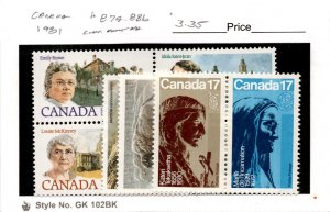 Canada, Postage Stamp, #879-886 Mint NH, 1980 (AE)