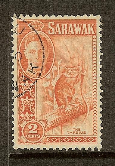 Sarawak, Scott #181, 2c King George VI, Used