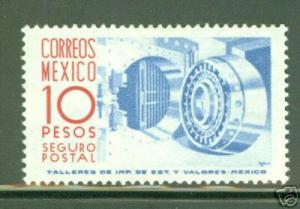 MEXICO Scott G19 MH* Secure mail stamp wmk 300 CV $4.75