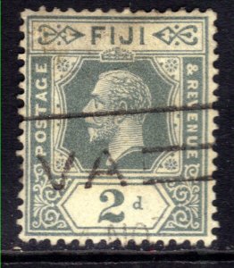 Fiji 1912 - 23 KGV 2d Grey Used SG 128 ( R447 )