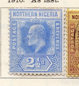 Northern Nigeria 1910 Early Issue Fine Mint Hinged 2.5d. NW-270329