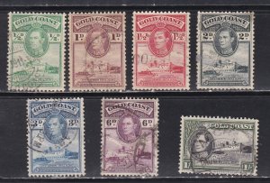 Gold Coast # 115-119, 121, 123, Definitive Pictorial, Used, 1/3 Cat.