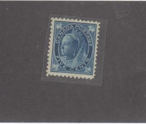 CANADA # 70 VF-MLH 5cts LEAF ISSUE CAT VALUE $250
