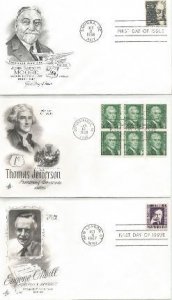 Definitive set 1965-68 Complete FDC's set of 20