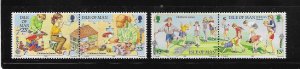 Isle of Man 1989 Europa Children's Game Sc 396a-398a MNH A2228