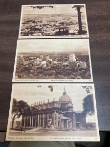 KAPPYSTAMPS ANTIQUE POSTCARDS CANADIAN SCENES GOVT POSTAL CARDS 3 DIFF  DV46