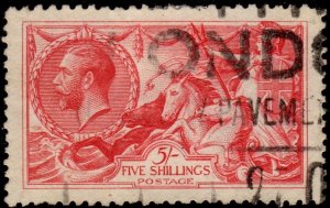 Great Britain - Scott #174 Used (Britannia, King George V)