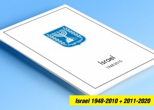 COLOR PRINTED ISRAEL 1948-2010 + 2011-2020 STAMP ALBUM PAGES (307 illust. pages)
