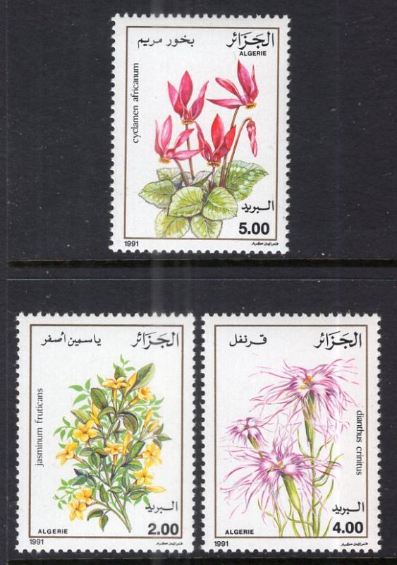 Algeria 936-940 Flowers MNH VF