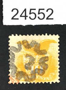 MOMEN: US STAMPS # 116 FANCY CANCEL USED LOT #24552