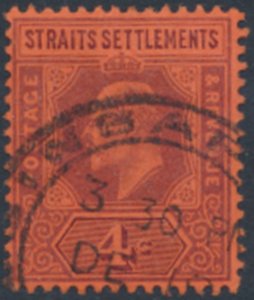 Straits Settlements    SC# 95 Used  see details & scans