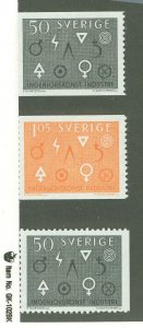 Sweden #626-28 Unused Single (Complete Set)