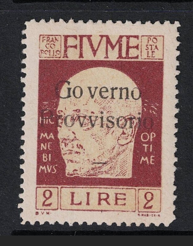 Fiume SC# 144 Mint Light Hinged - S19213