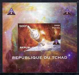 Chad 2009 Space - Ares Mission #3 individual imperf delux...