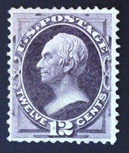 Scott #151 - F/VF - 12c Dull Violet - Clay - NG - 1870