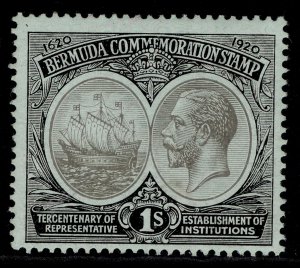 BERMUDA GV SG64, 1s black/blue-green, VLH MINT. Cat £18.