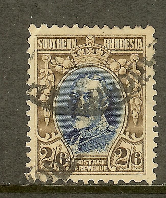 So. Rhodesia, Scott #29, 2sh6p King George V, Used