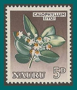 Nauru 1963 Calophyllum Flower, mint 51,SG59