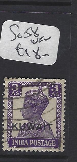 KUWAIT   (P0503B)  ON INDIA KGVI 3A   SG 58    VFU