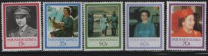 PAPUA NEW GUINEA 640-644 MNH SET