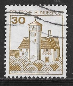 Germany 1234: 30pf Ludwigstein, used, VF