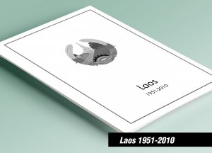 PRINTED LAOS 1951-2010 STAMP ALBUM PAGES (337 pages)