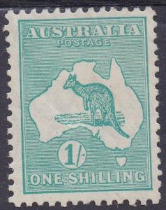 AUSTRALIA 1929 KANGAROO 1/- SMALL MULTI WMK