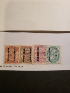 Stamps Tonga Scott #21-4 hinged