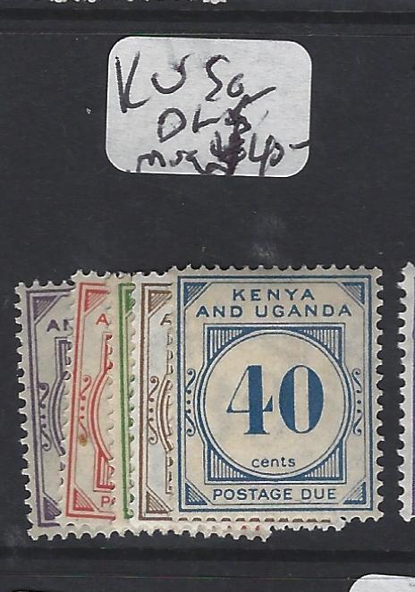 KENYA AND UGANDA (P3103B) POSTAGE DUE SG D1-5  MOG