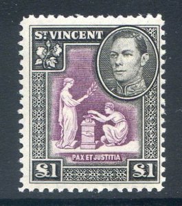 St Vincent £1 Purple & Black SG159 Unmounted Mint