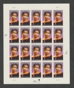U.S. Scott #3896 Anderson - Black Heritage Stamps - Mint NH Sheet - UR Plate