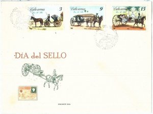73993 - HAVANA -   FDC COVER  1967 - STAMP DAY Post HORSE carriages