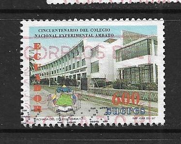 ECUADOR, 1427, USED, NATL EXPERIMENTAL COLL. AMBATO 50TH ANNIV.