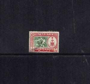 Malaya: 1960 Penang, $2 crimson and green,  SG 64, fine used