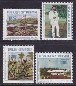 Central African Republic 945B-945E MNH VF