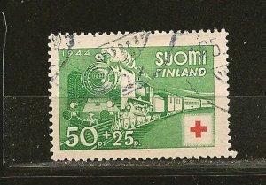 Finland SC#B60 Red Cross Train Used