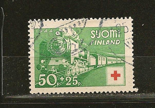 Finland SC#B60 Red Cross Train Used