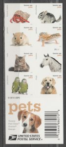 #5106-25, D/S Pane-20,  PETS  PL# P11111. MNH