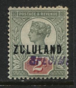 Zululand QV 2d Jubilee overprinted again SPECIMEN