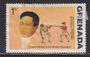 Grenada 629 Crispus Attucks at Boston Massacre 1975