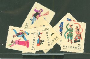 China (PRC) #629-634 Mint (NH) Single (Complete Set)