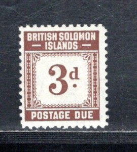 SOLOMON ISLANDS  SC# J3  FVF/MOG