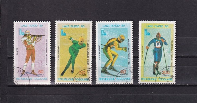 SA03 Togo 1980 Winter Olympic Games 1980 Lake Placid used stamps